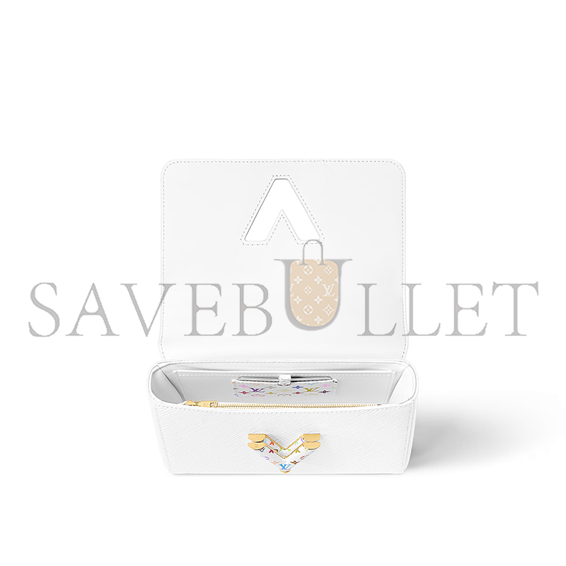 LOUIS VUITTON MURAKAMI LV X TM TWIST MM SLIM BAG M13678 (23*16*8cm)